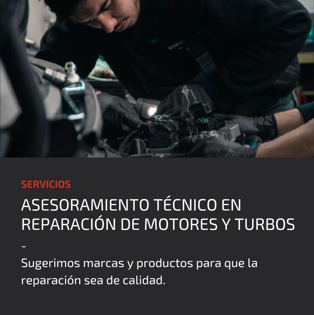 Asesoramiento técnico en reparación de motores y turbos